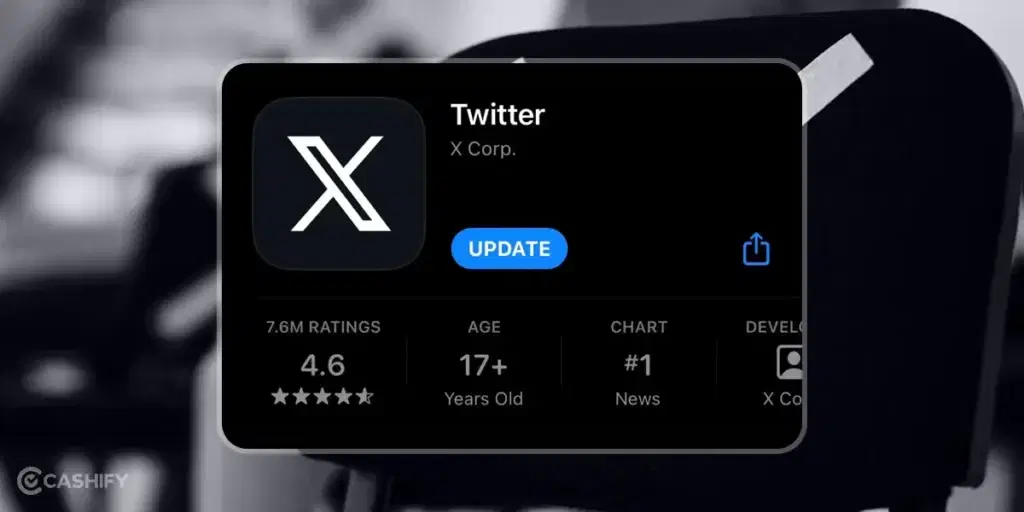 update twitter app