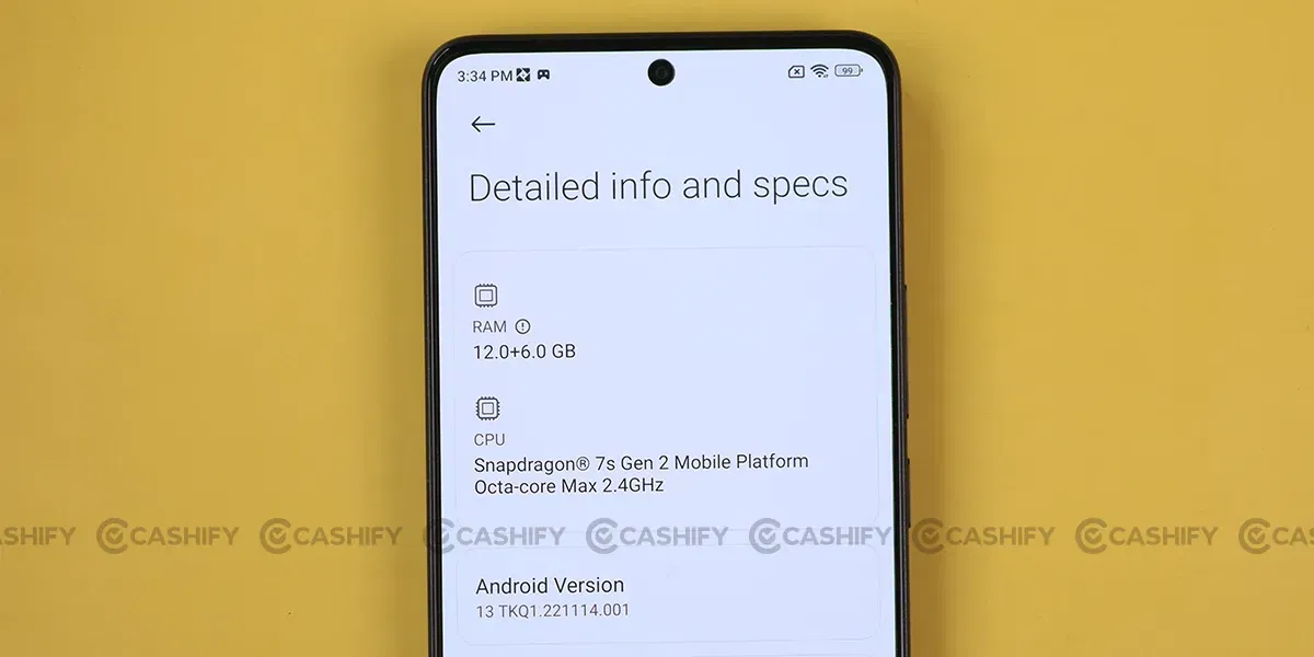 Poco X6 Specifications