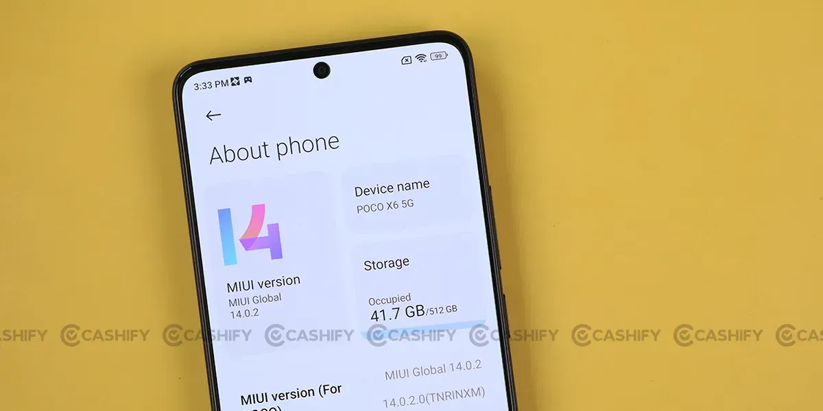 Poco X6 MIUI Version