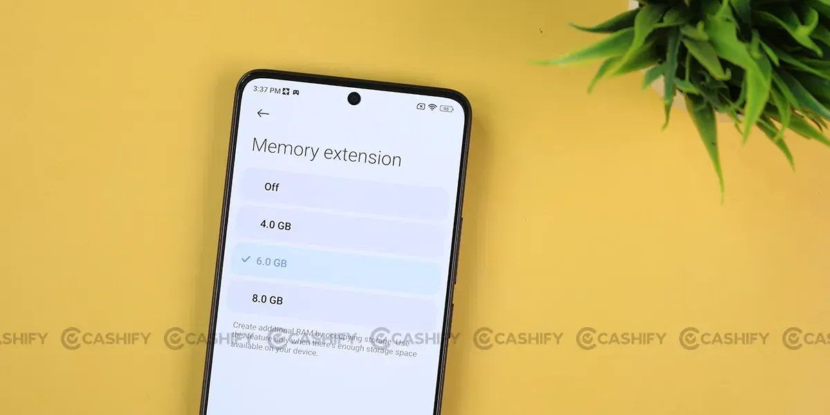 Poco X6 Virtual Memory