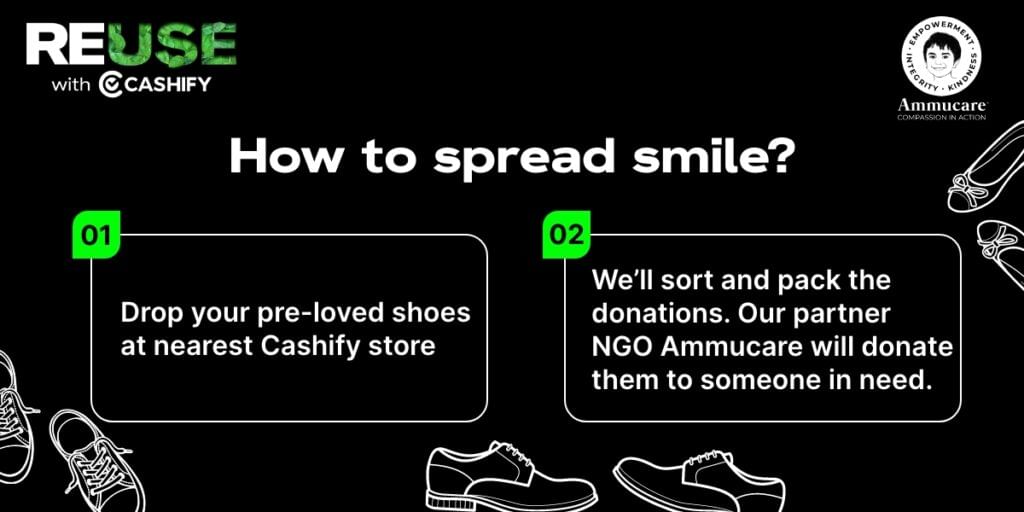 How To Donate Your Preloved shoes and spread smiles