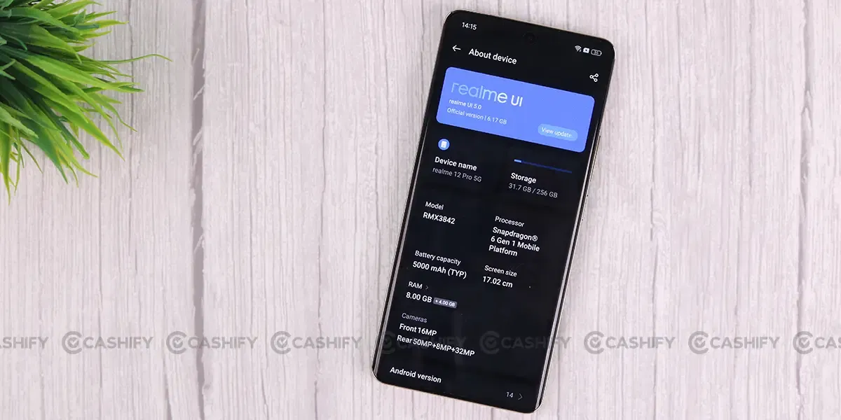 Realme 12 Pro Android Version