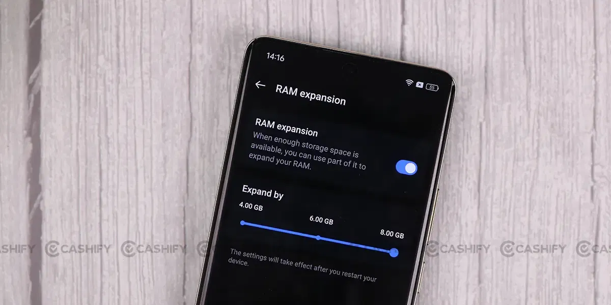 Realme 12 Pro RAM Expansion