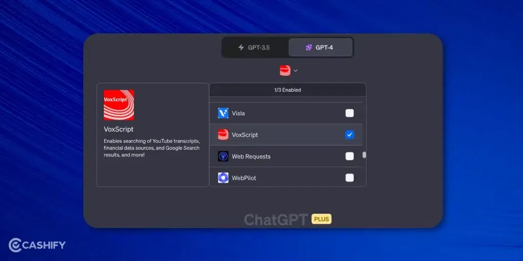 VoxScript ChatGPT Plugin