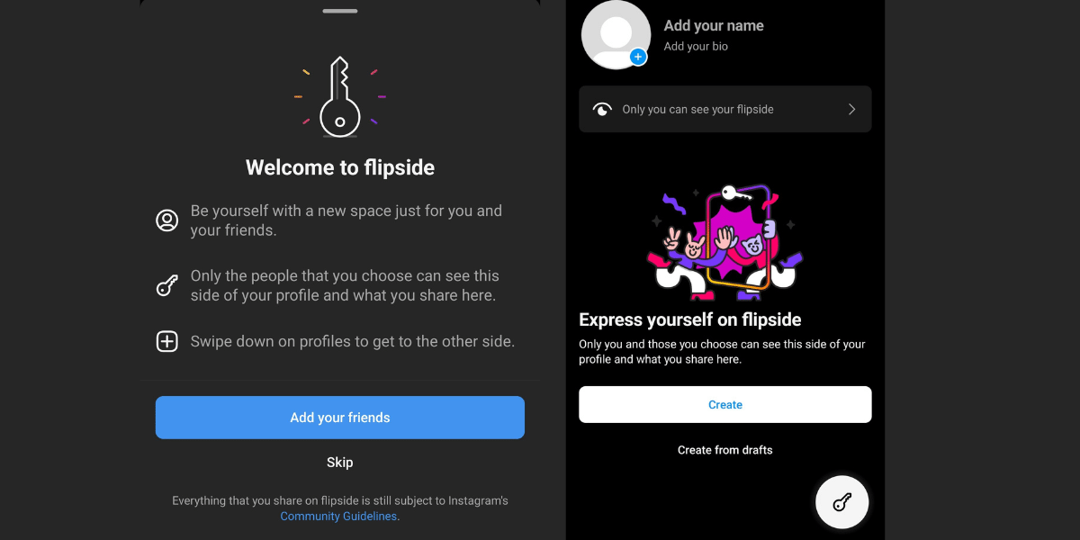 The Instagram Flipside feature is currently in development