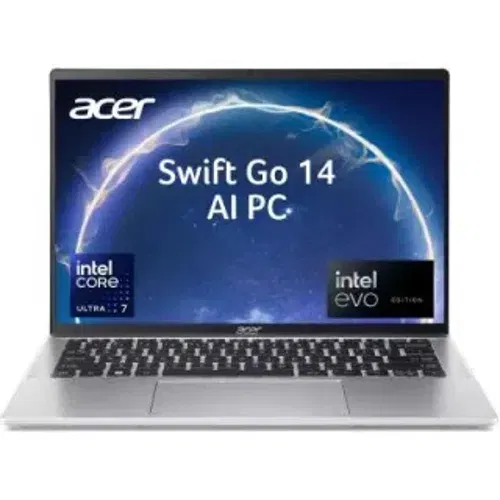 Acer Swift Go 14 AI SFG14 72T NX.KR0SI.002 Core Ultra 7 16 GB 1 TB SSD Windows 11 Front