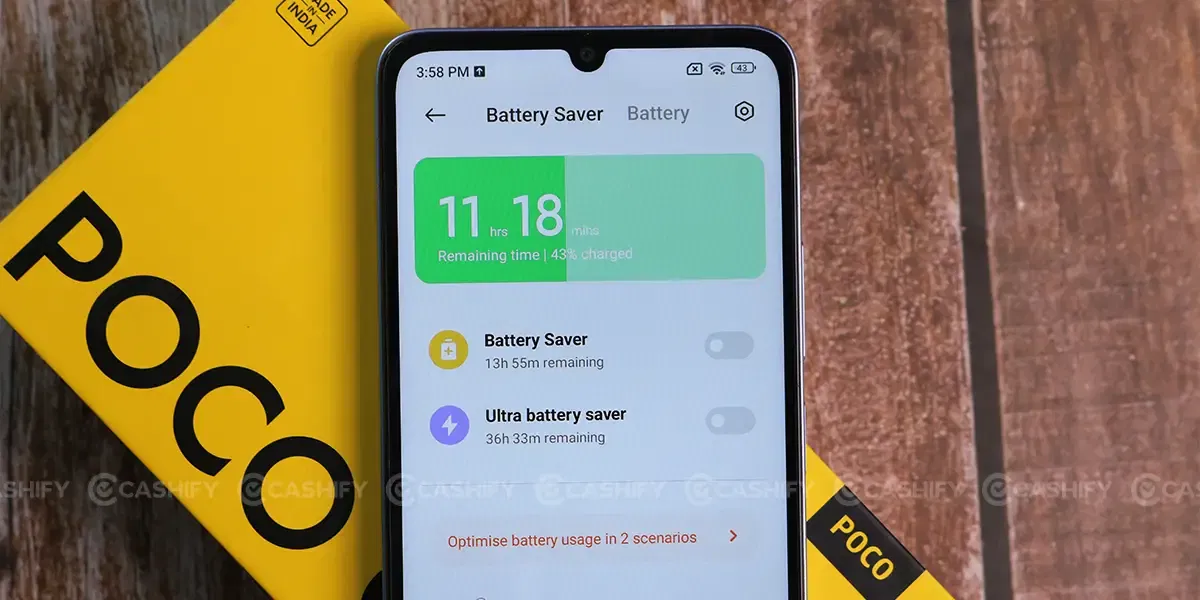 Poco C65 Battery Life
