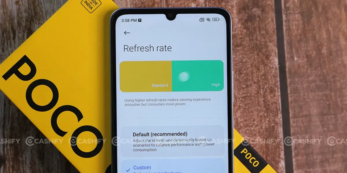 Poco C65 Refresh Rate