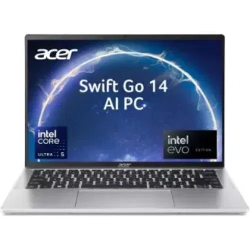 Acer Swift Go 14 AI SFG14 72T NXKR0SI001 Core Ultra 5 16 GB 512 GB SSD Windows 11 Front