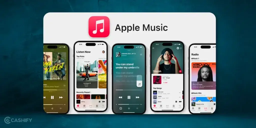 Apple music interface