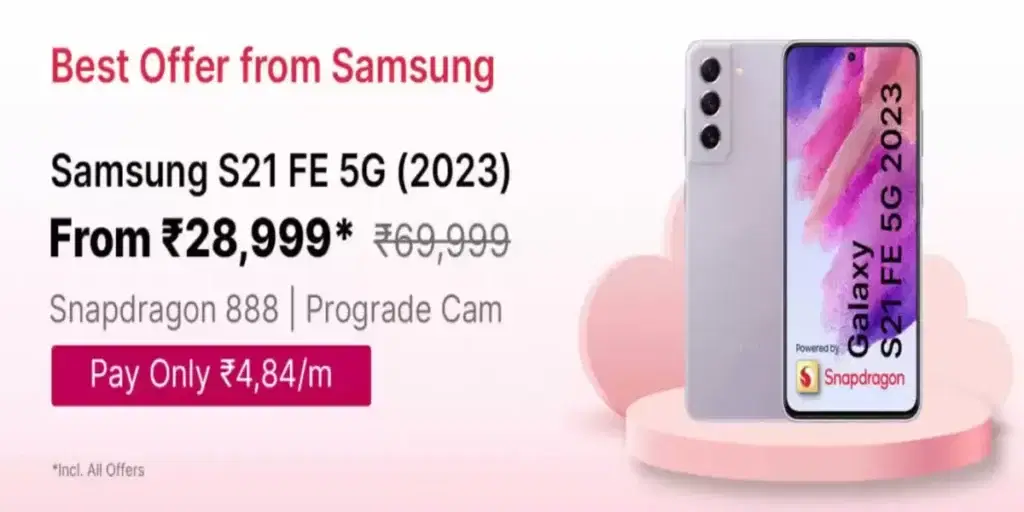 Samsung Galaxy S21 FE 5G available for Rs.29,999 during Flipkart Valentine's Day Sale