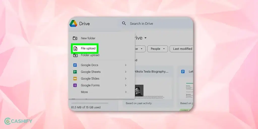 Using Google Drive - Step - 3