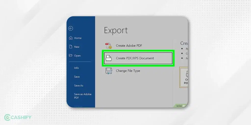 Convert Doc To PDF On Windows - Step - 4