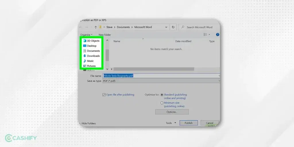 Convert Doc To PDF On Windows - Step - 5