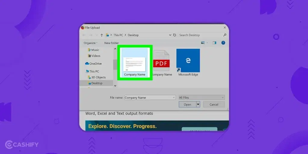 Convert JPG to Word Using OnlineOCR. - step -3