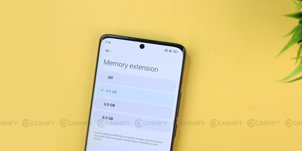 Xiaomi 13 Pro RAM Extension