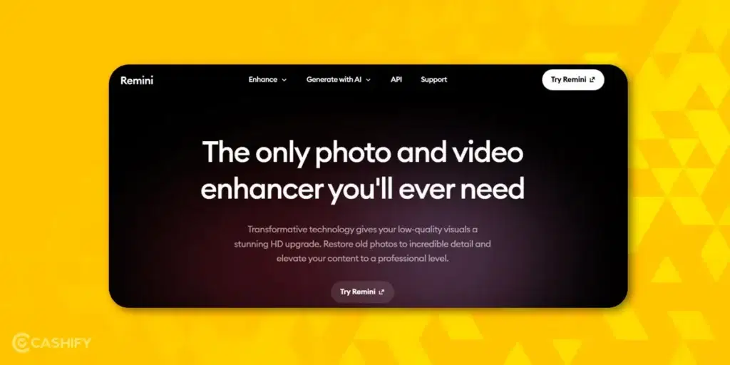 Remini - AI Photo Editor