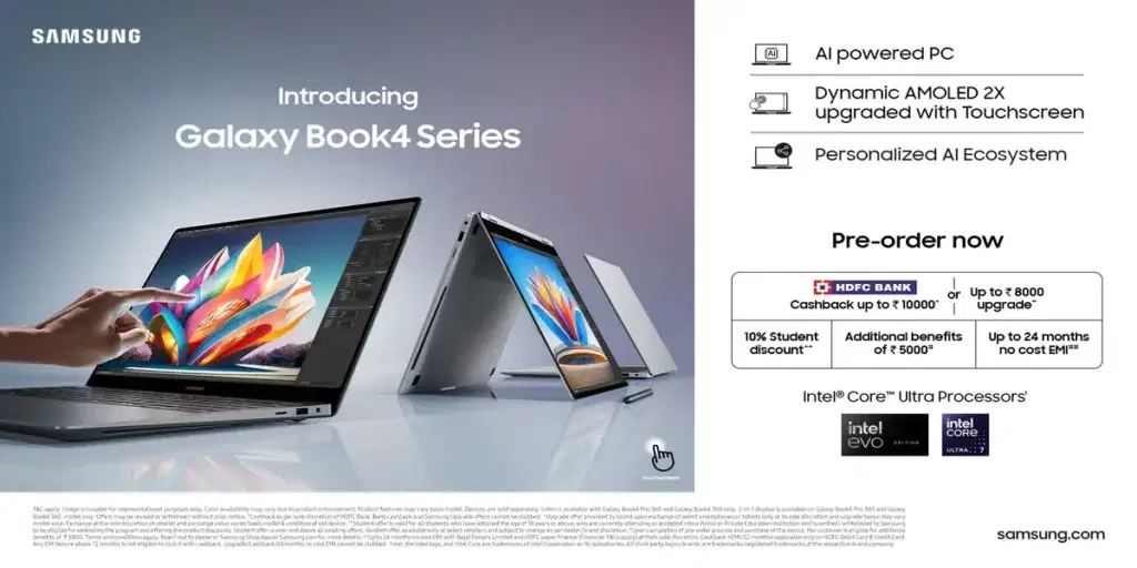 Samsung Galaxy Book 4 Price In India