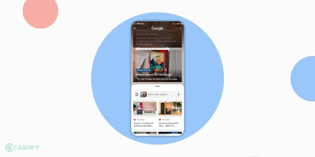 How to use Circle To Search