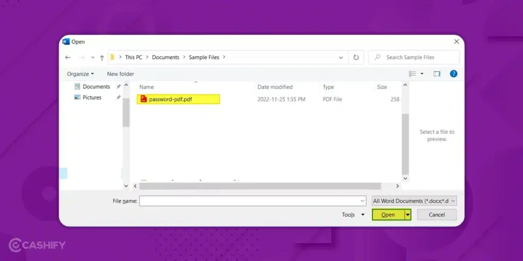 Convert PDF Files To Excel Using Microsoft Word