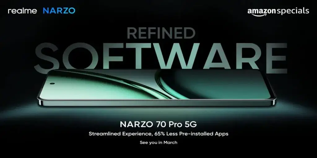 Realme Narzo 70 Pro To Feature Flat Display And Less Preinstalled Apps