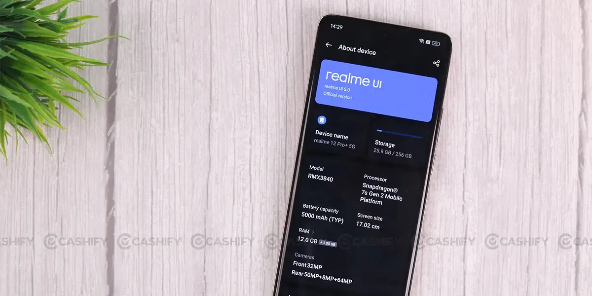 Realme 12 Pro Plus Realme UI 5