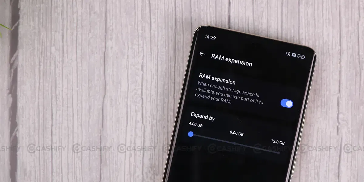 Realme 12 Pro Plus RAM Expansion
