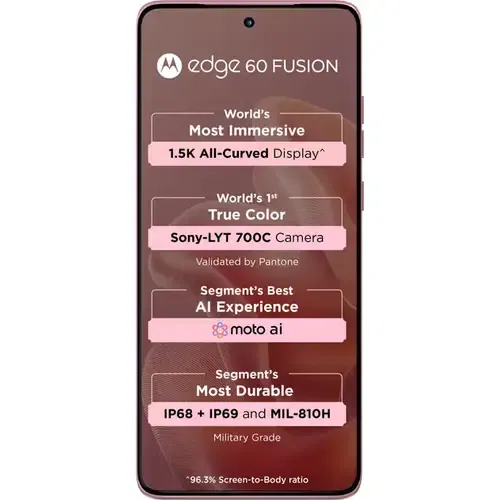 Motorola Moto Edge 60 Fusion Front
