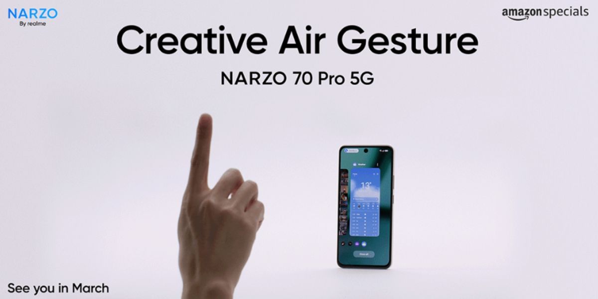 Realme Narzo 70 Pro Air Gesture