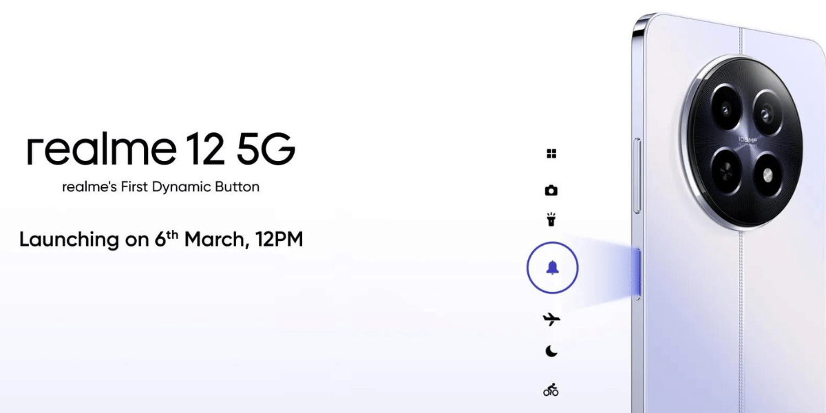 Realme 12 5G To Offer Dynamic Button Feature Similar To iPhone 15 Pro