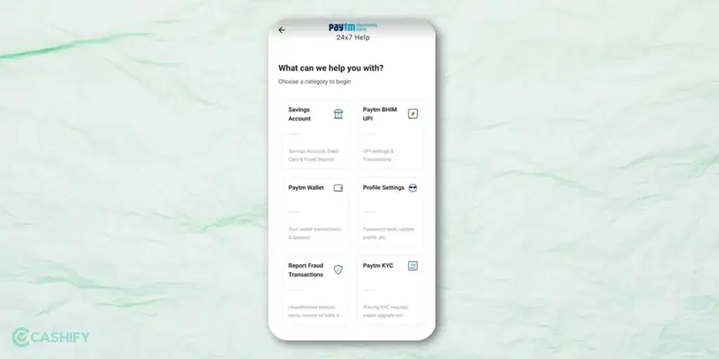 close the Paytm payment bank account - step - 7