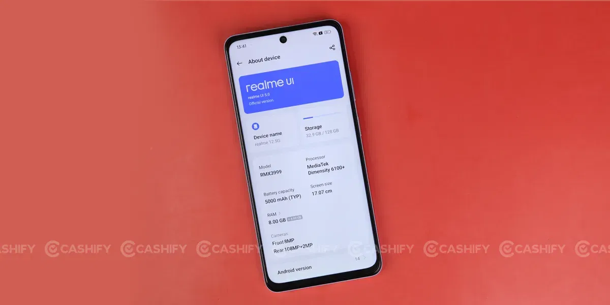 Realme 12 5G Software