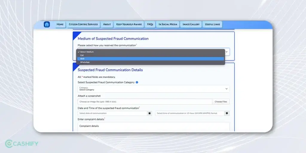 fill up Chakshu form