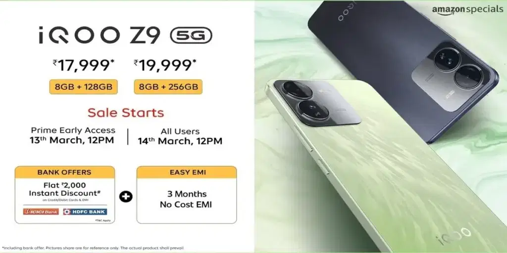 iQOO Z9 5G Price In India