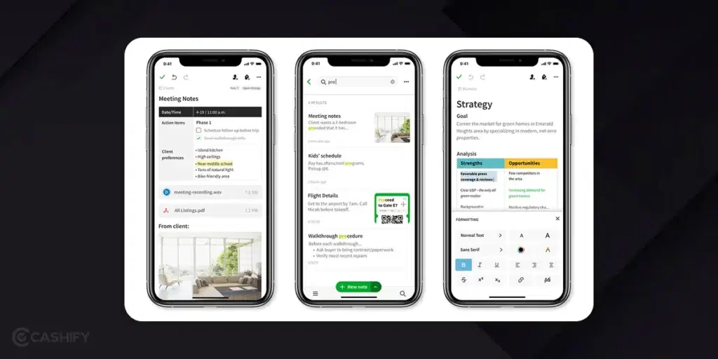 Evernote Note Taking App | best apps for iphone 15