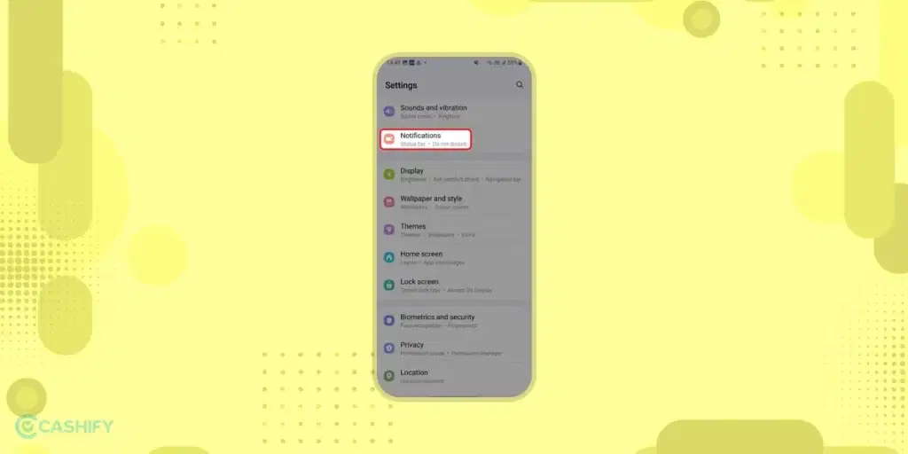 Notifications Settings on Android