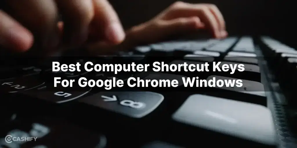 Google Chrome Windows Keys