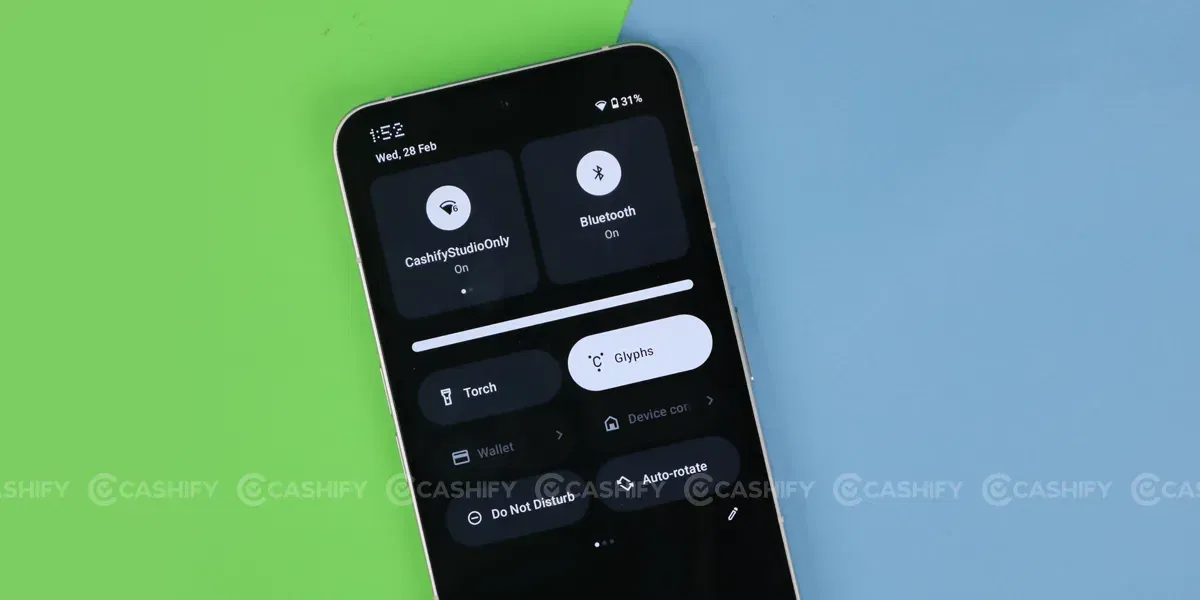 Nothing OS Quick Settings