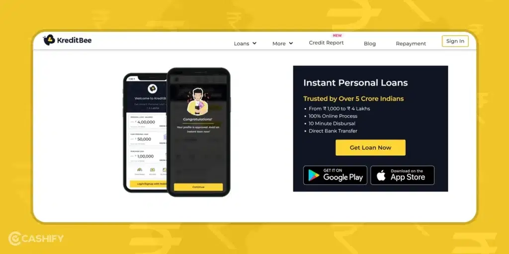 Best loan apps - KreditBee