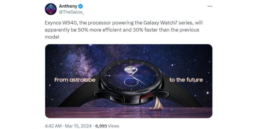 Samsung Galaxy Watch 7 Leaked Details