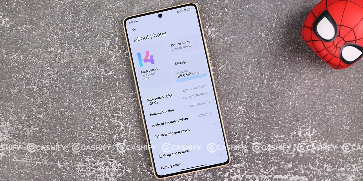 Poco X6 Neo MIUI Version