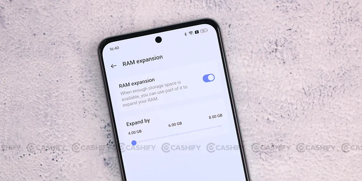 Realme Narzo 70 Pro RAM Expansion