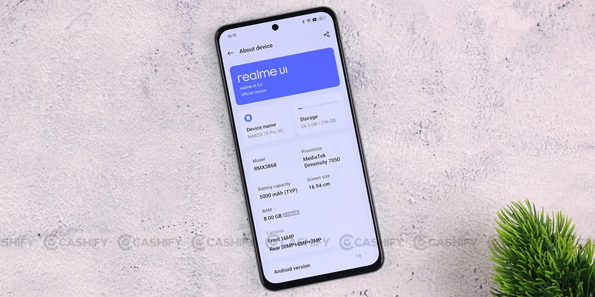 Realme Narzo 70 Pro About Phone