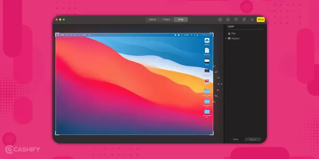 How to Crop Screenshots On Mac - step -3