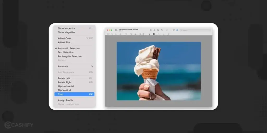 Using Preview app - step -2