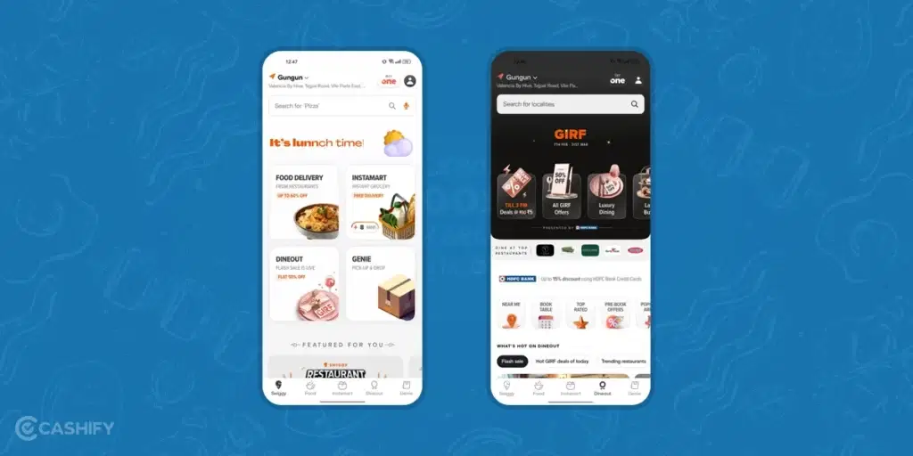 how to book a table using Swiggy Dineout