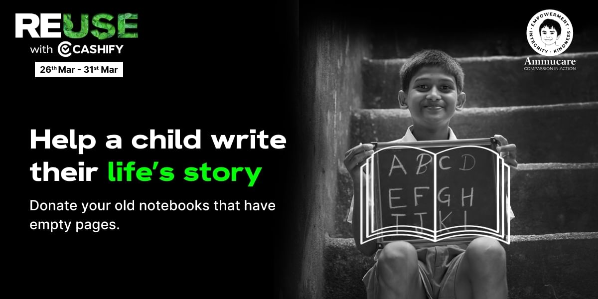 ReUse With Cashify: Donate Your Preloved Notebooks And Empower Others!