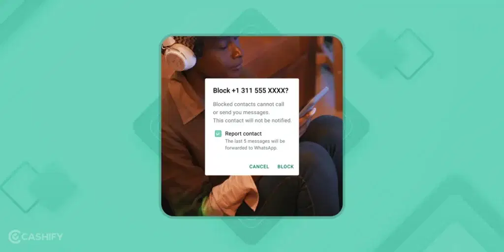 Block spam messages on WhatsApp