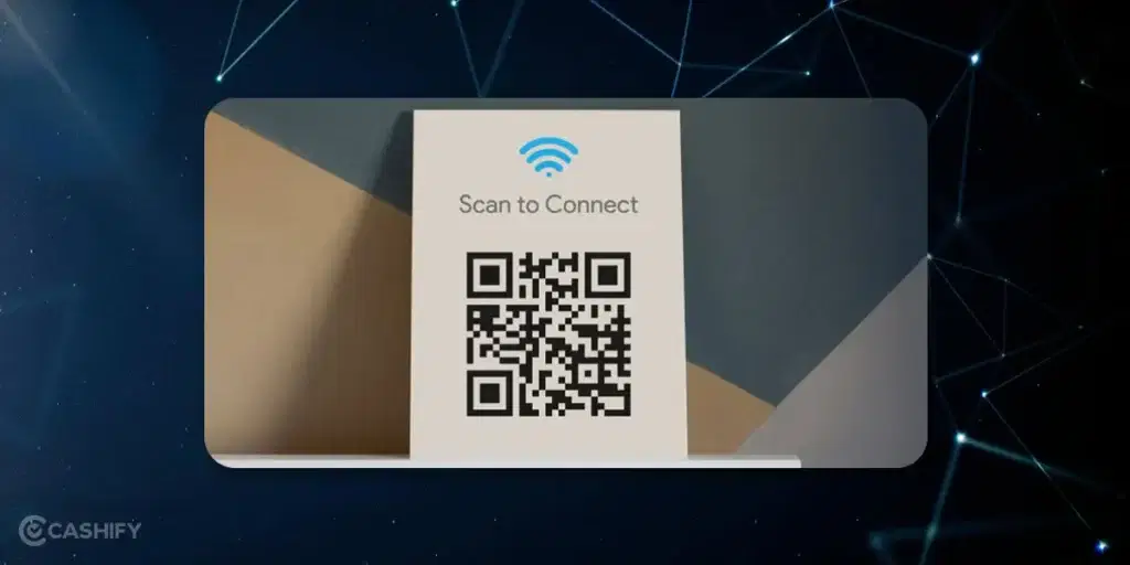 connect to Wi-Fi is through a QR code