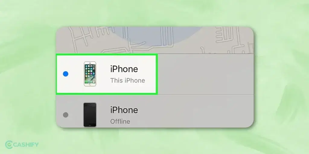 Use Find My iPhone app - step -3